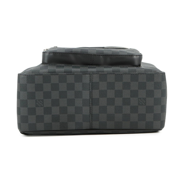 louis vuitton backpack josh damier black Graphite Bag Top zipper closure Louis Vuitton Damier Graphite Josh